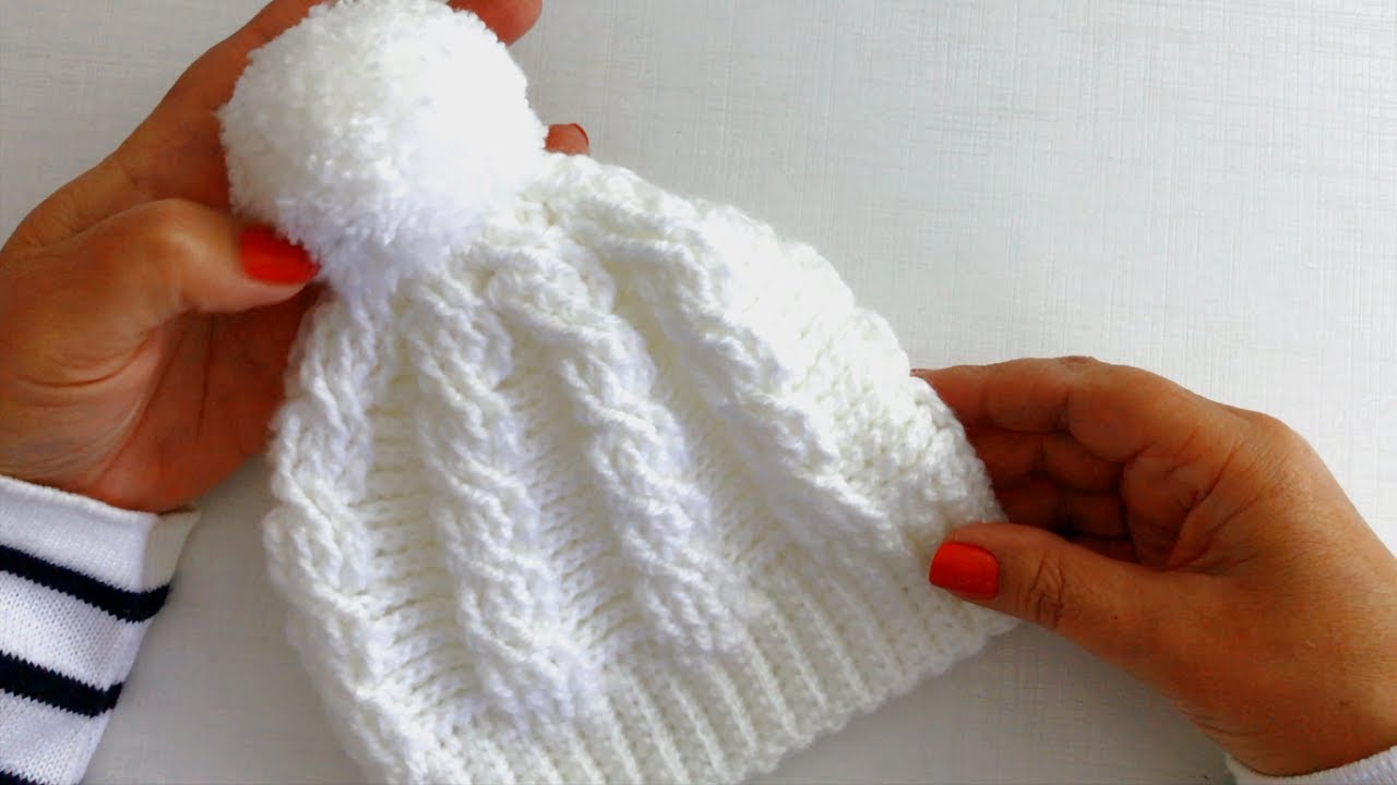 Gorrinho Croche  Trança