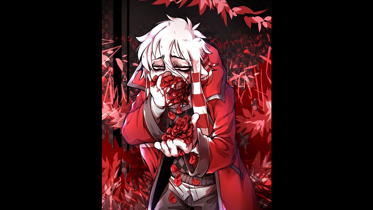 Br❤️ken Colors- Stalker (Damon)- Speed Drawing- Hanahaki- (⚠Blood Warning!)
