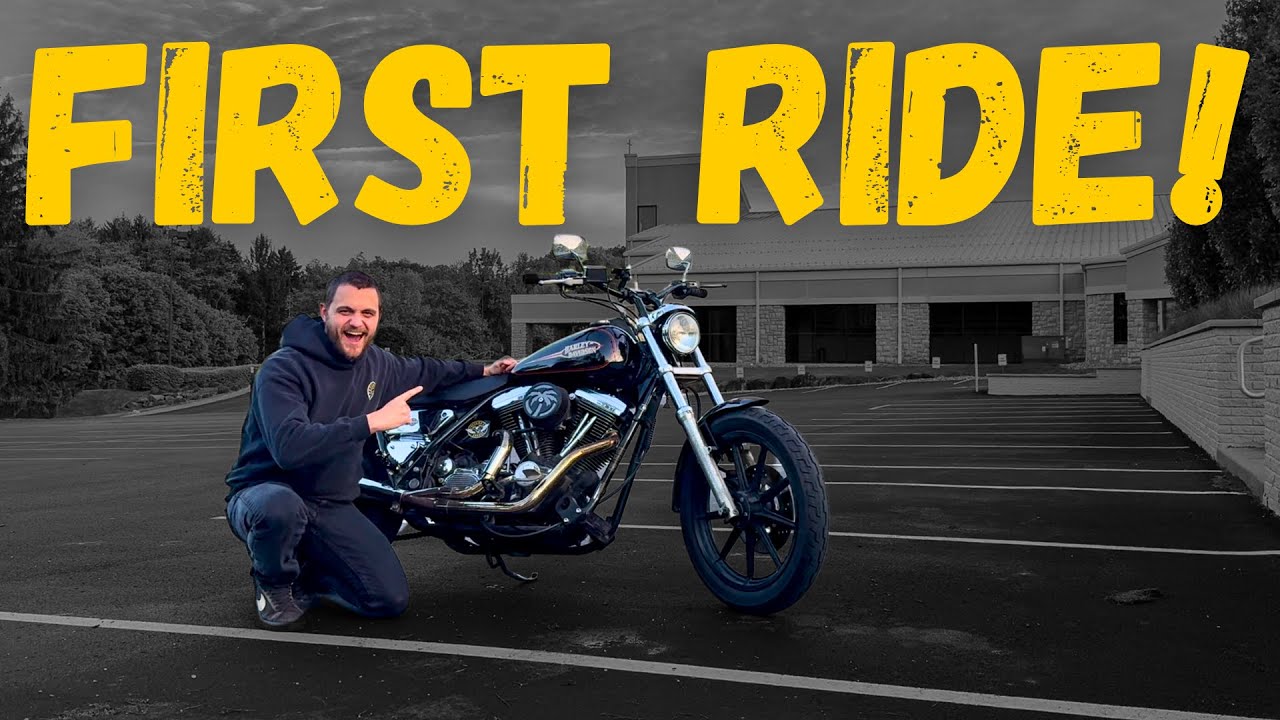 First Ride on the Harley-Davidson FXR for the season!