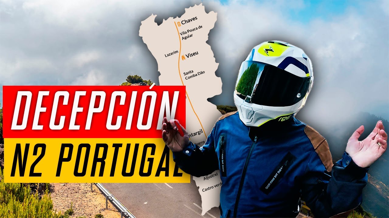 ¡NO ES lo que ESPERABA! Cruzo la N2 PORTUGAL sin PARAR en una HONDA AFRICA TWIN 1100 adventure sport