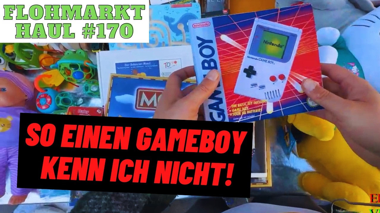 So einen GAMEBOY kenne ich nicht 😮 Super nice Preise mit VERHANDLUNG ❗FLOHMARKT VLOG BLOG eskaliert