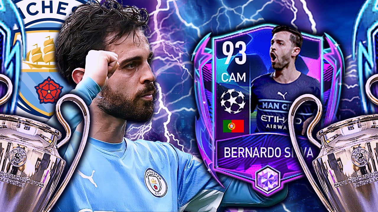 BEST CAM??? 93 BERNARDO SILVA REVIEW: UEFA CHAMPIONS LEAGUE | FIFA MOBILE 22 UCL
