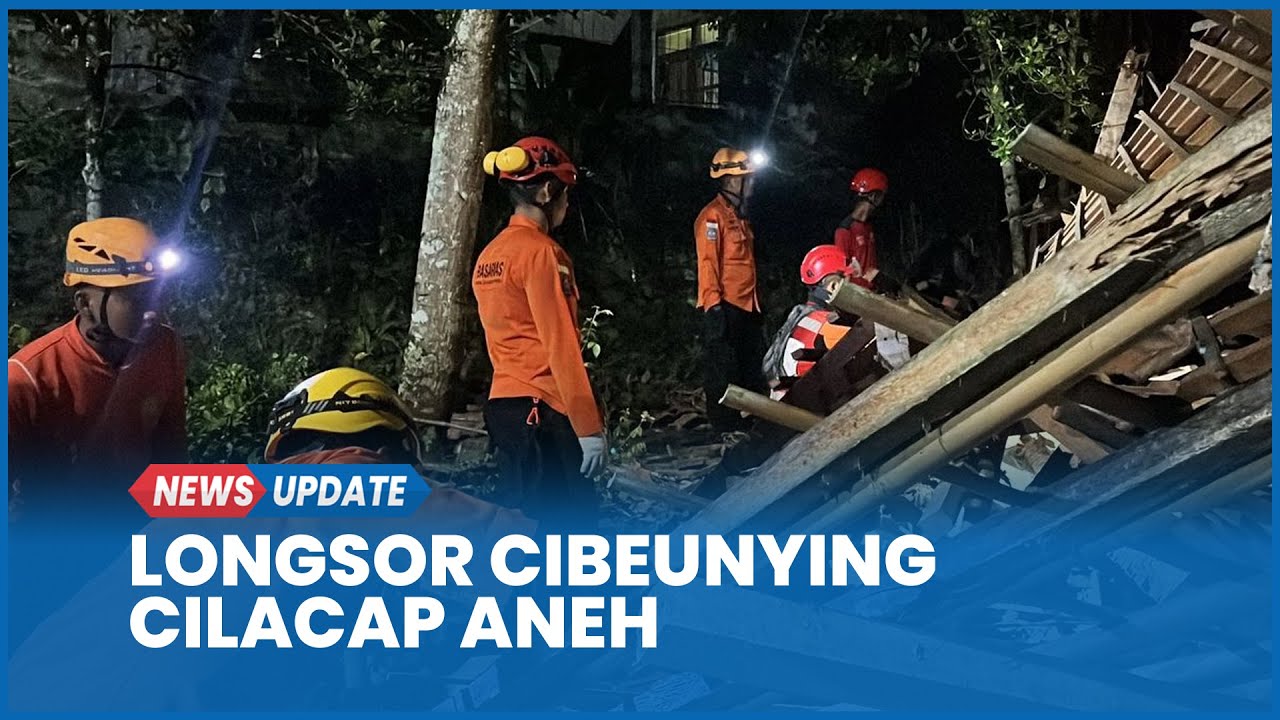 Longsor di Majenang Cilacap Tergolong Aneh, Material Tanah Bergerak Tidak Ikuti Aliran Sungai