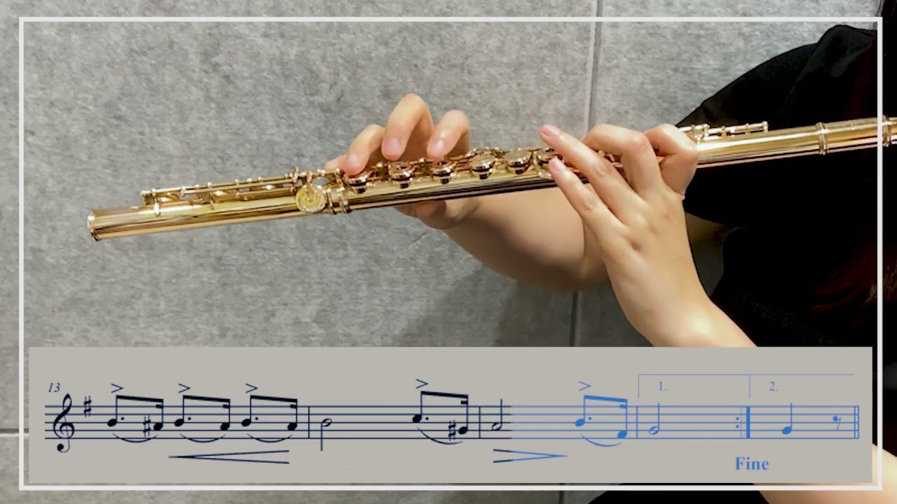 Beethoven - Minuet in G Major, WoO 10, No. 2 for Flute and Piano