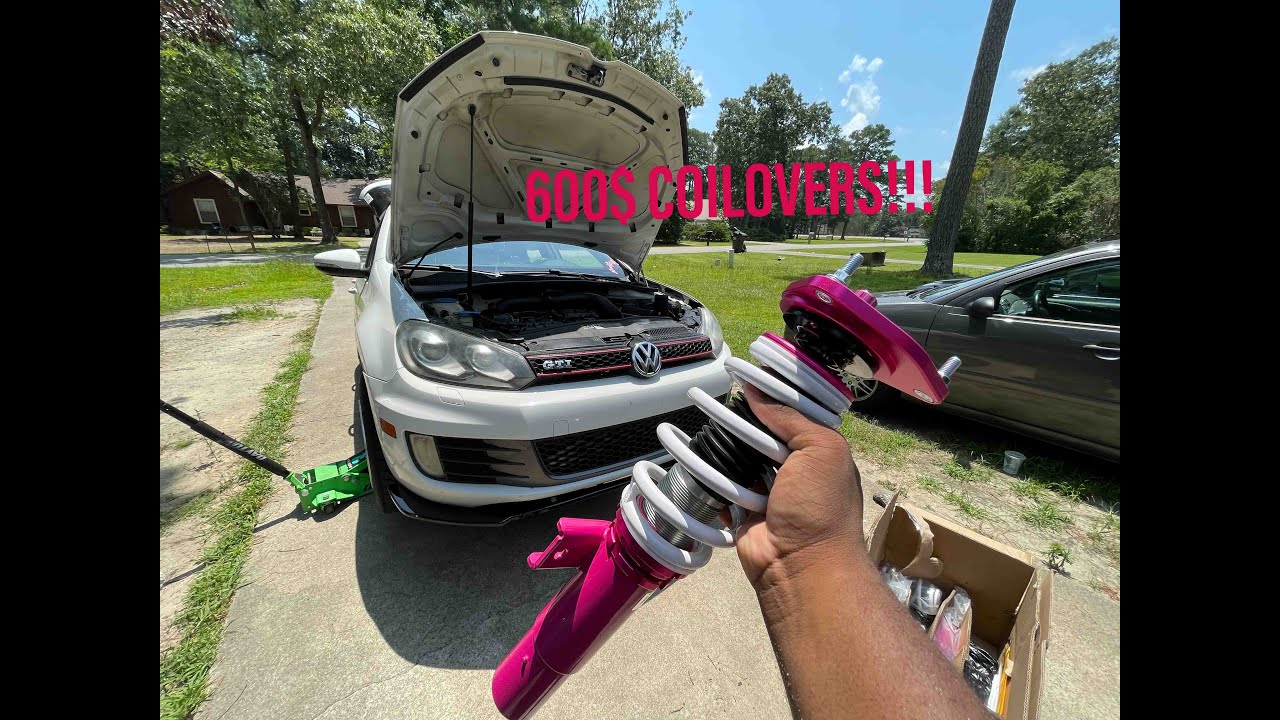 My MK6 GTI gets GODSPEED COILOVERS!!!