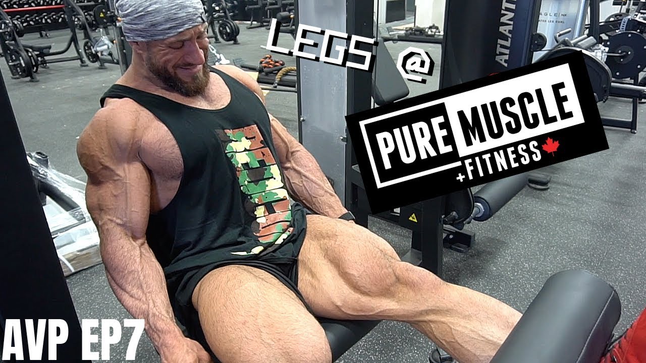 AVP EP7 : First workout at Pure Muscle & Fitness.... LEGS.