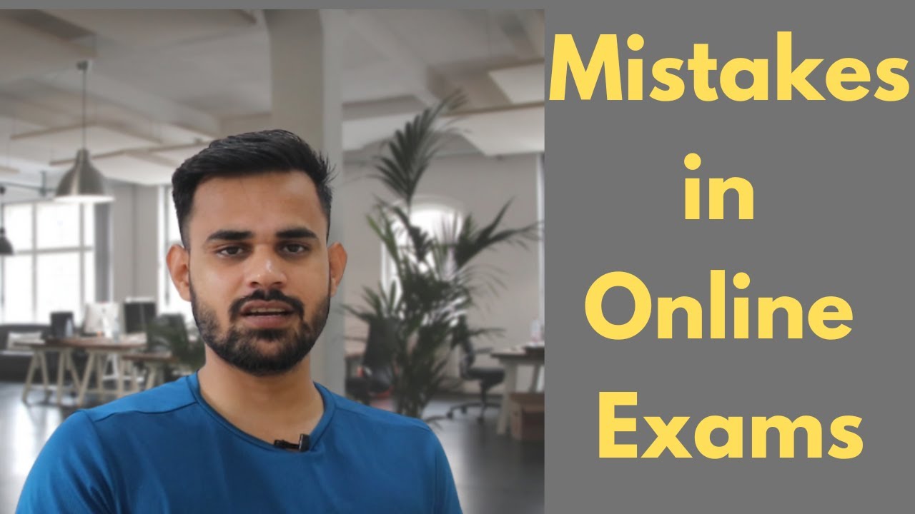 #mistakes in idol online examination