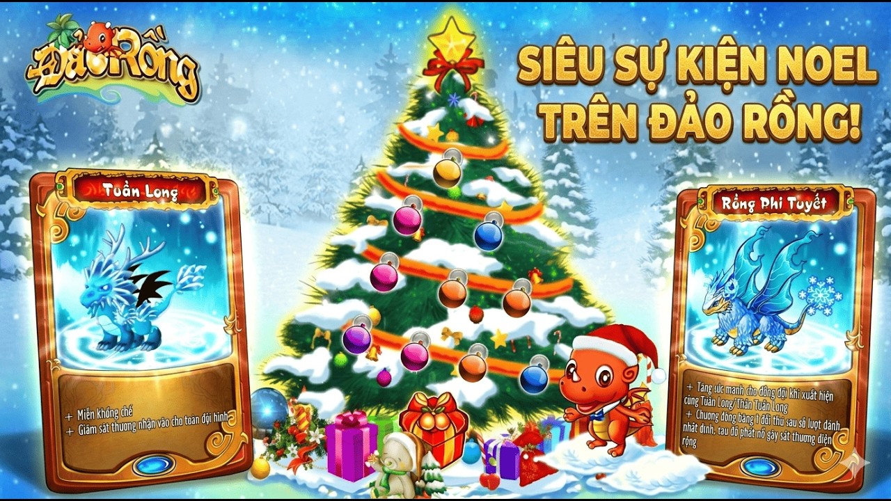 Đảo rồng Mobile #1: Hướng dẫn sự kiện giáng sinh 2026