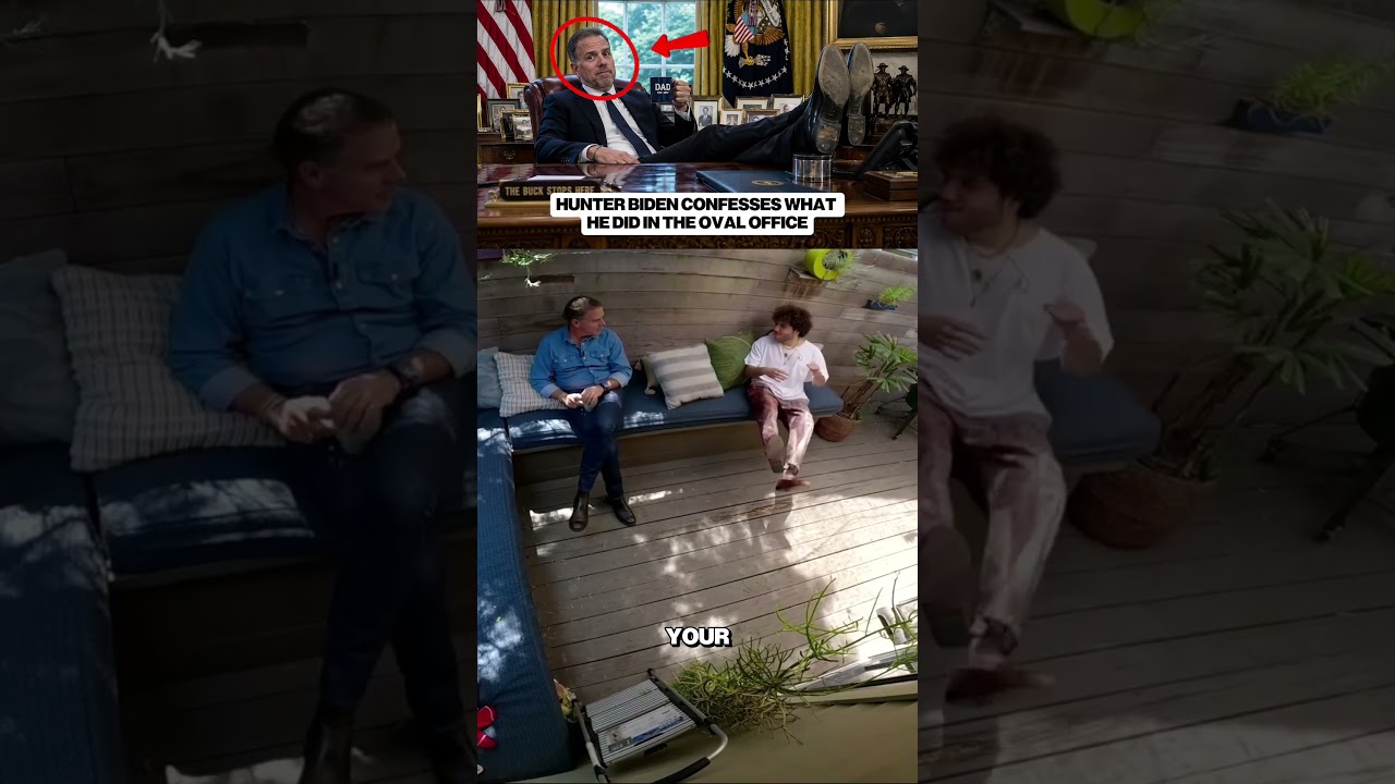 WHAT HUNTER BIDEN DID IN THE OVAL OFFICE 😂 #hunterbiden