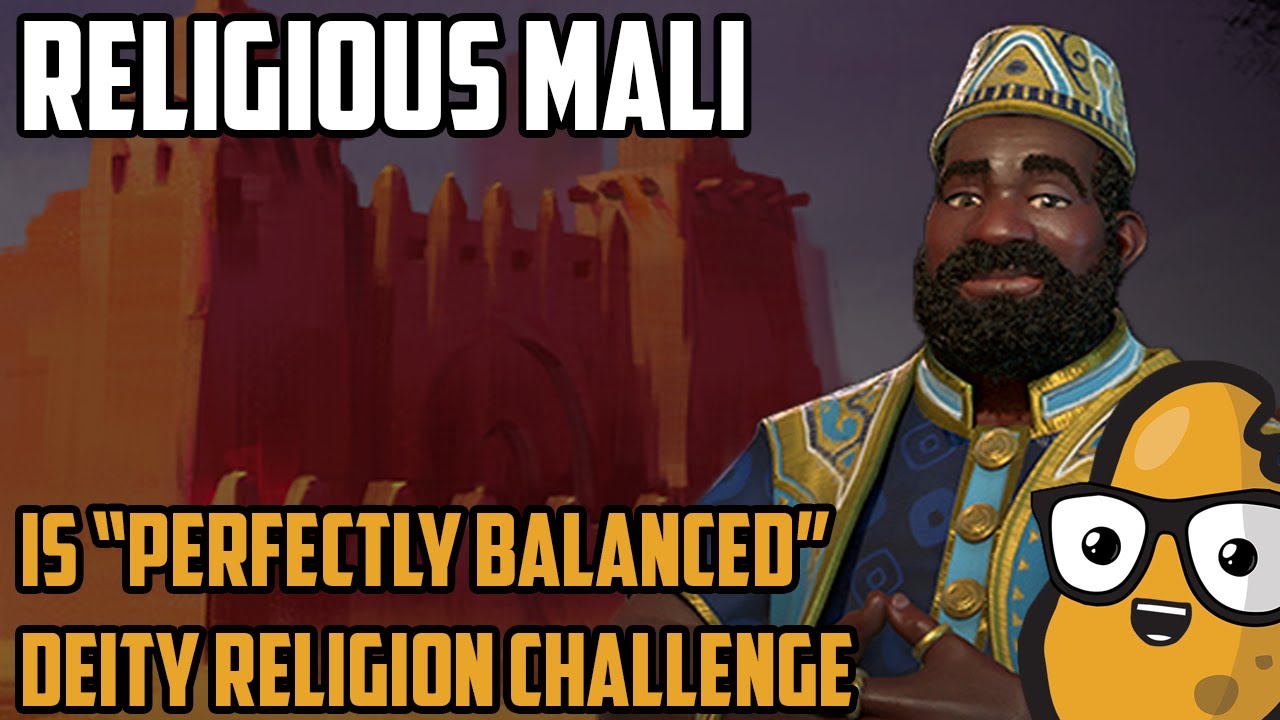 Civilization 6 is a "perfectly balanced game" - Religious Mali is BROKEN - Deity Religion Challenge