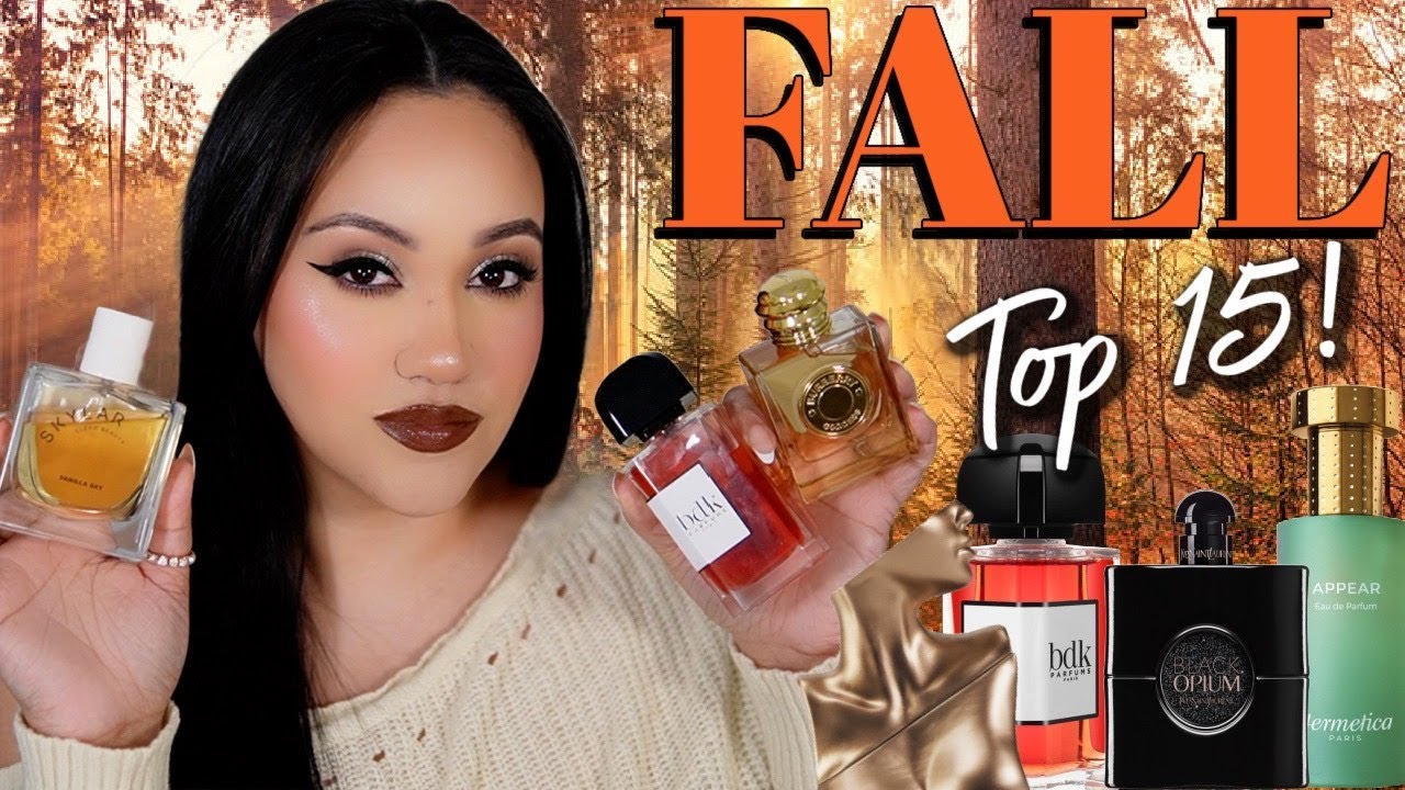 TOP 15 FALL PERFUMES 2023! 🍂🍁COZY & YUMMY PERFUMES I RECOMMEND THIS FALL SEASON! | AMY GLAM 🤎