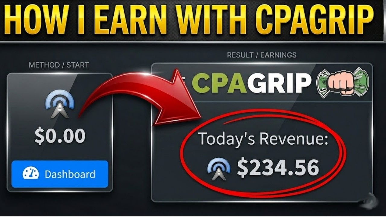 How I EARN WITH CPAGRIP USING Direct Organic Traffic to CPA Offers