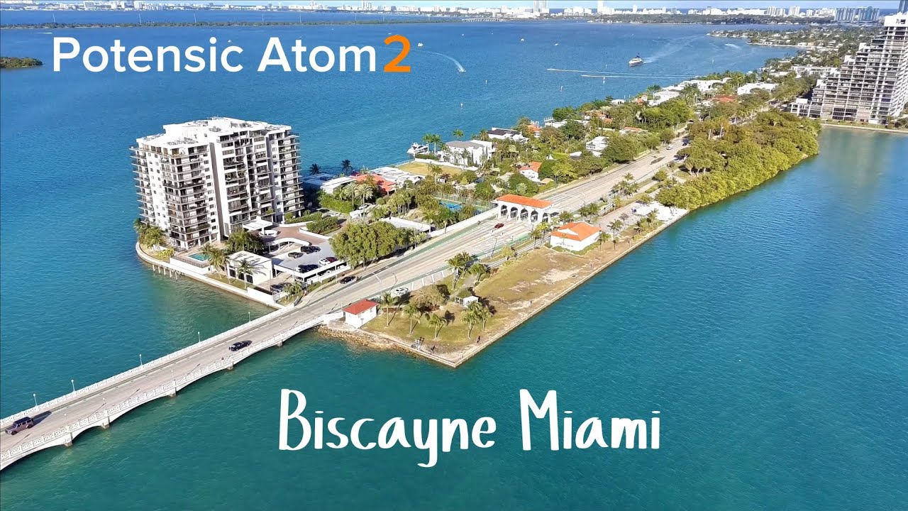 Aerial Views of Biscayne Blvd | Cinematic Drone Footage 4K / 30fps | Filmed with Potensic ATOM 2