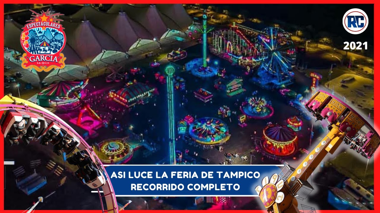 Esta NUEVA FERIA tiene JUEGOS MUY EXTREMOS / Feria Tampico 2021 / Espectaculares García