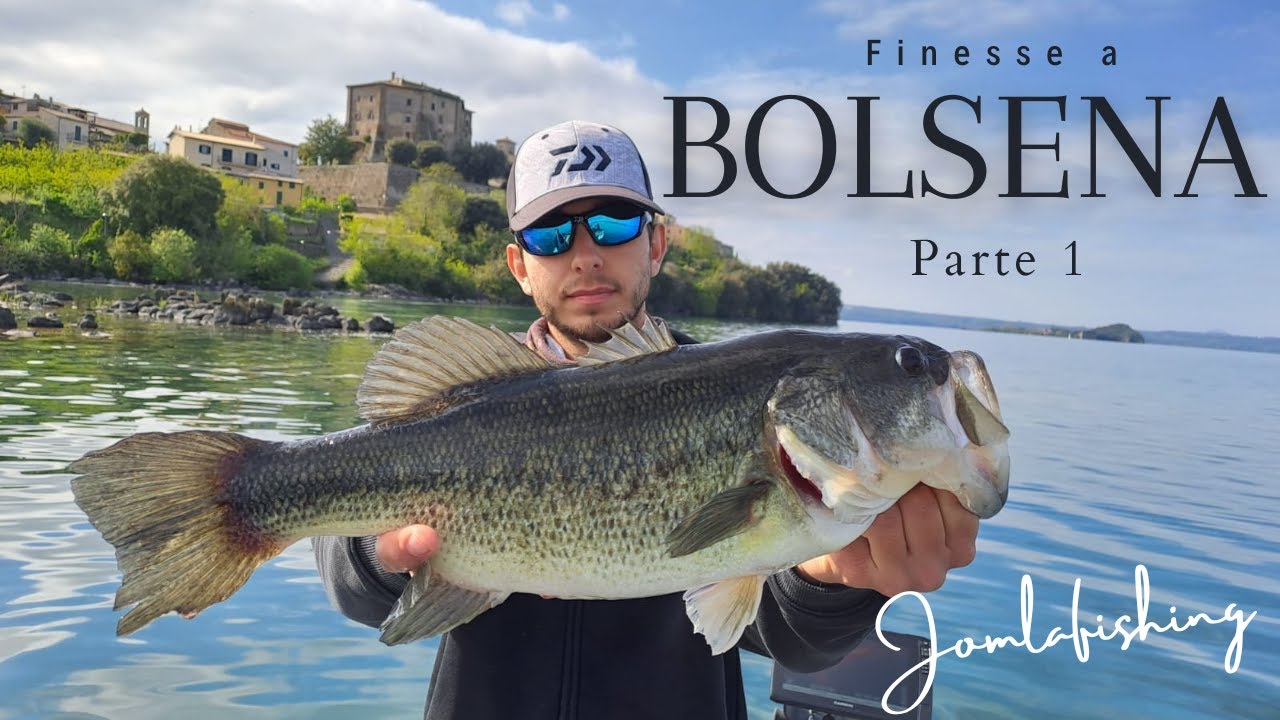 FINESSE A BOLSENA-BASSFISHING SUL VULCANO 🌋 PARTE 1