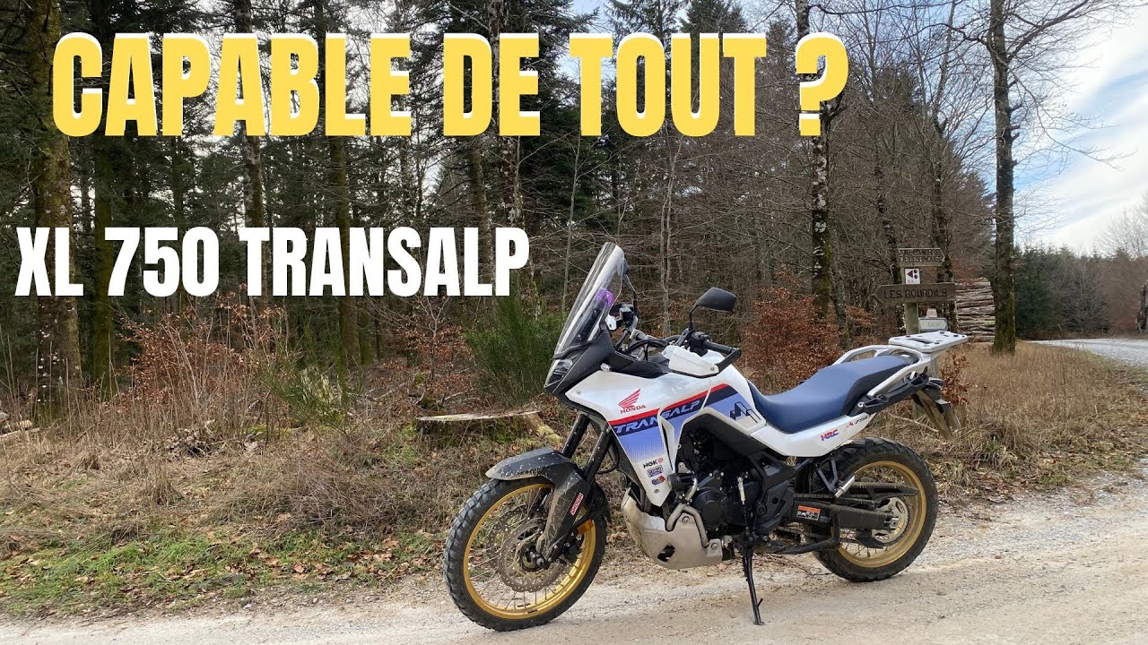 Honda Transalp 750, faite pour les chemins ? #HondaTransalp #hondatransalp750 #transalp750