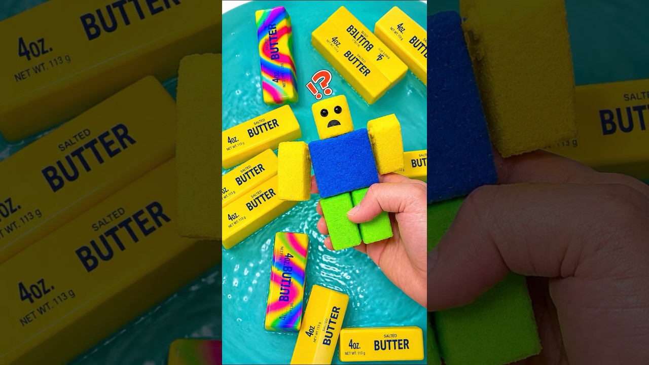 Noob kontra masło 🧈 🛁 #roblox #noob