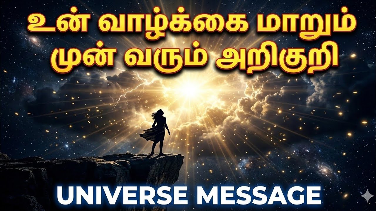 உன் வாழ்க்கை மாறும் முன் வரும் அறிகுறி | பிரபஞ்சத்தின் முக்கிய சைகை | Universe Message Tamil