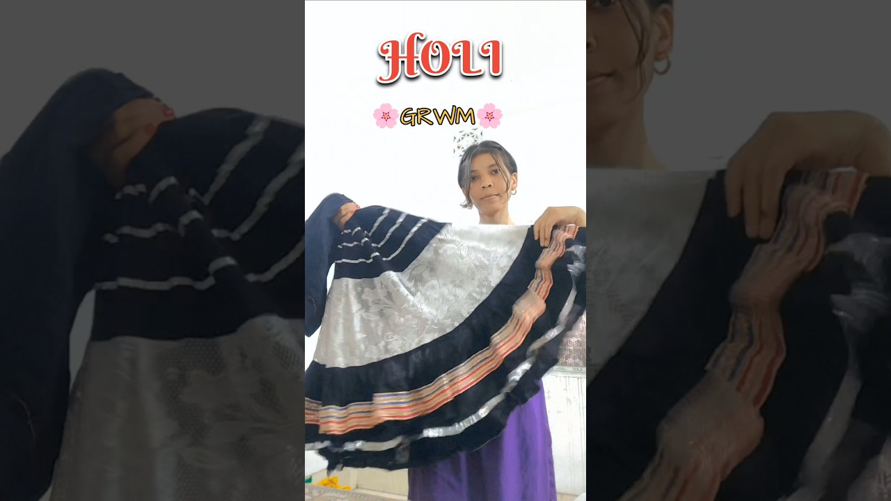Holi GRWM 🌸 #trending #indianfashion#viral#fashion #holi2026 #grwm#reels #reel#shorts#ytshorts#yt