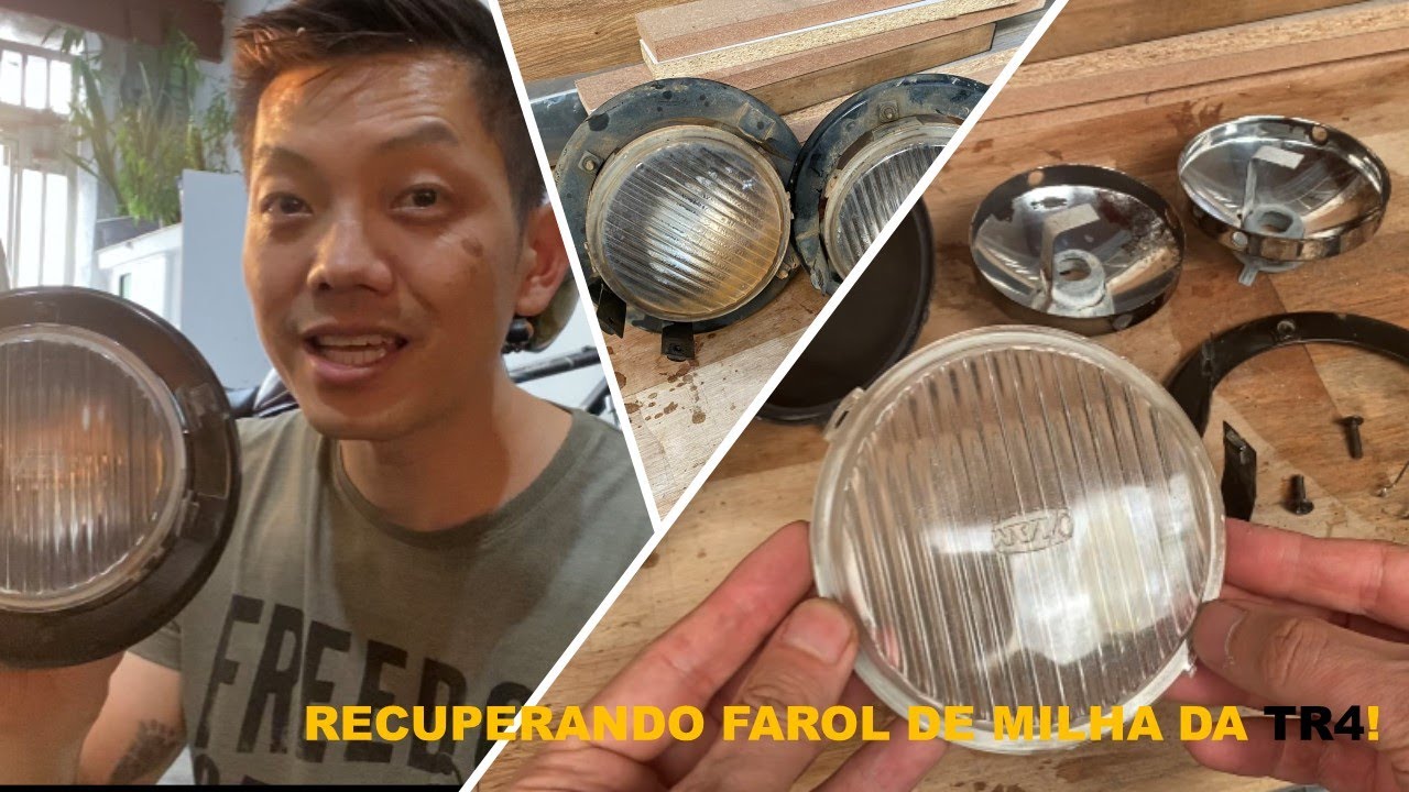 RECUPERANDO FAROL DE MILHA DA TR4!!!