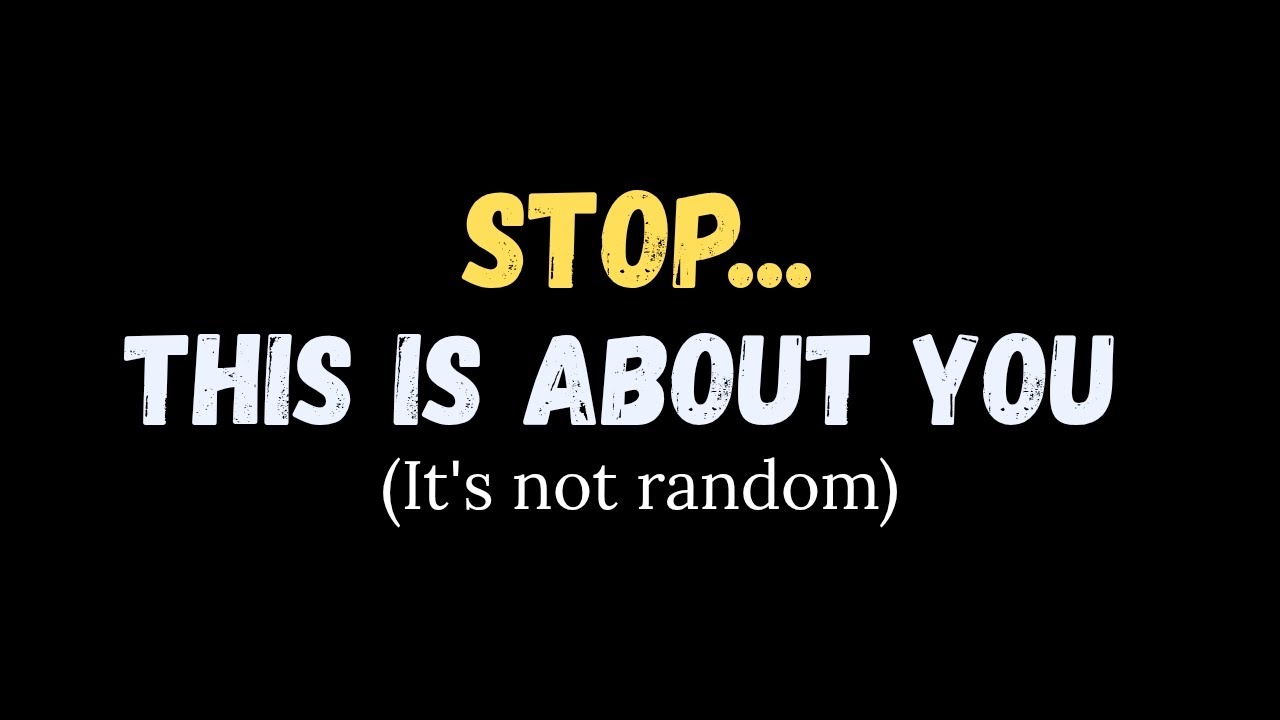 Stop — This Message Is About You (Don't Ignore)
