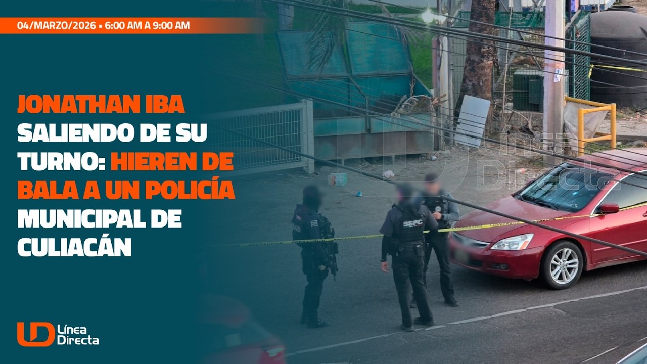 Atacan a policía en Culiacán; queda herido | #EnVivo! 🎙️ Línea Directa con Víctor Torres | 4•03•2026