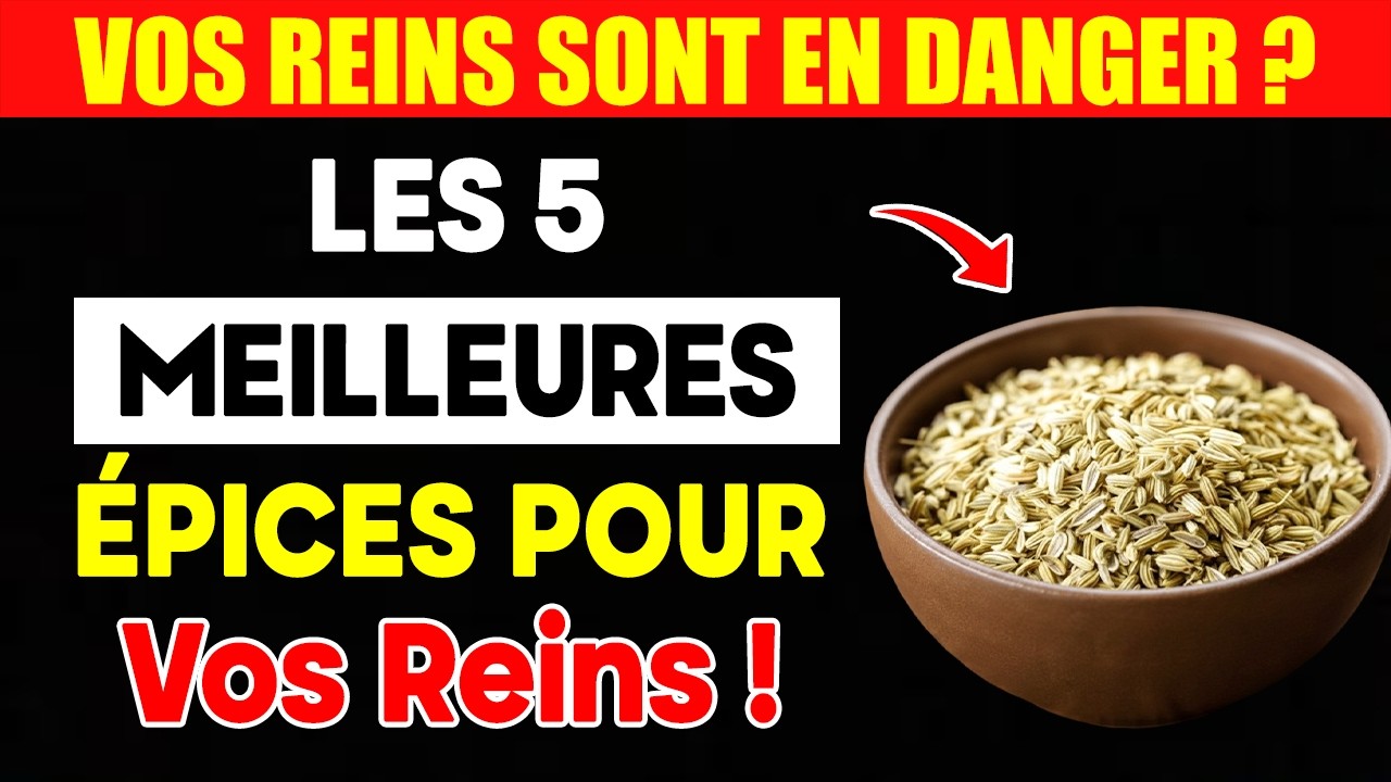 5 Épices qui SAUVENT vos Reins et 3 qui les DÉTRUISENT en Silence ! (Spécial +55 Ans)