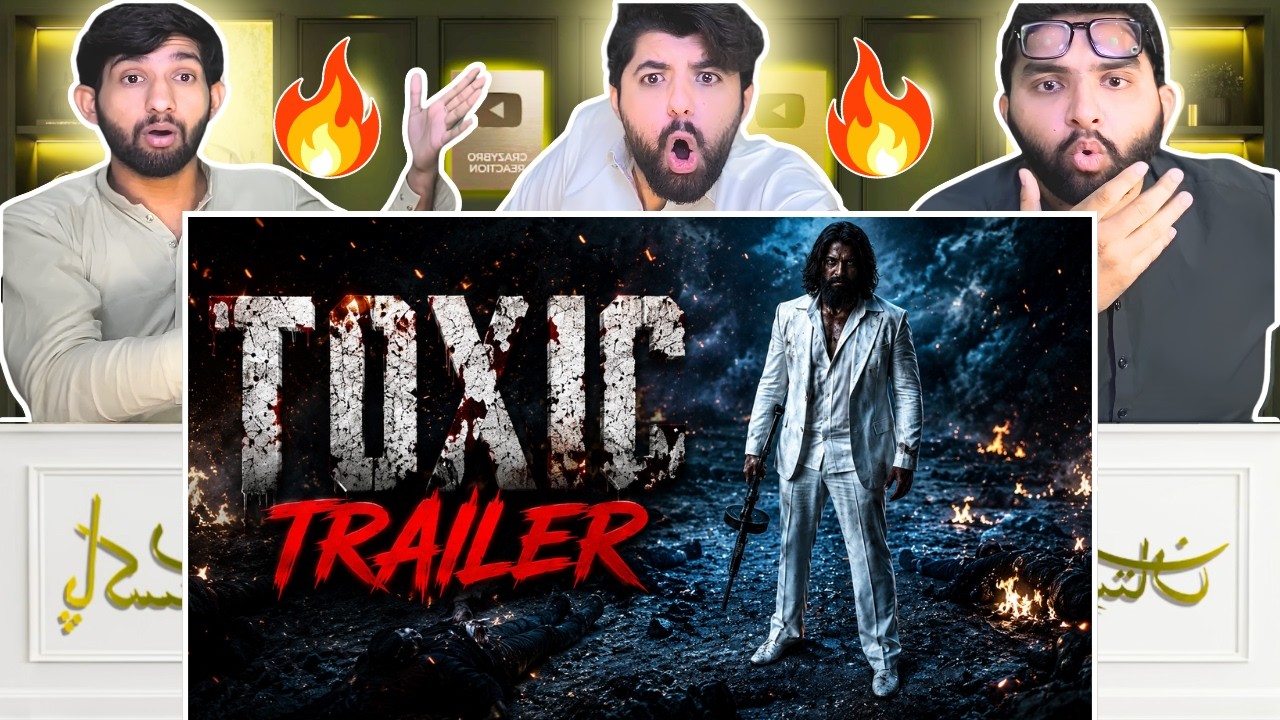 Rocking Star Yash 🔥 Toxic Official Hindi Trailer | Pakistani Reaction