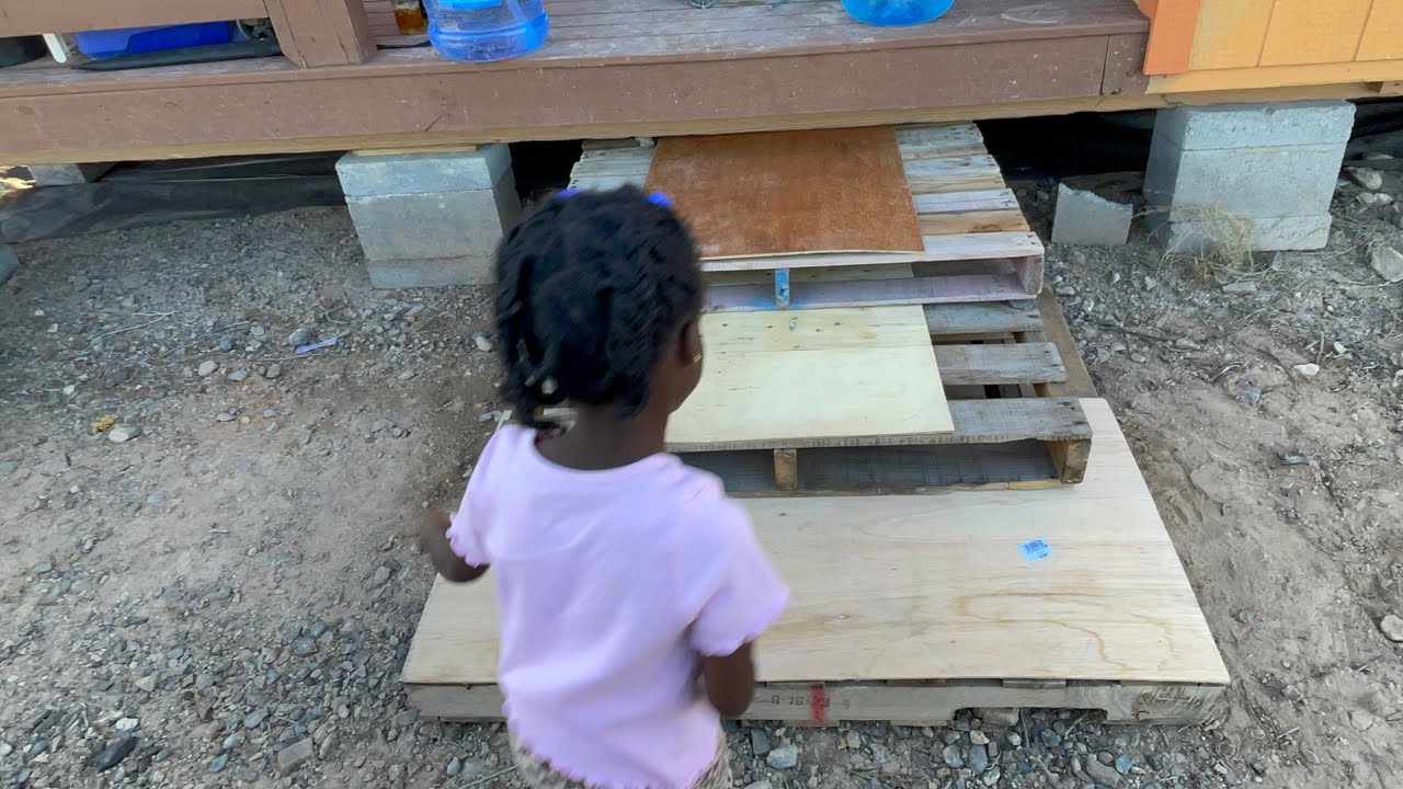 10/14/25 5:25pm Pallet Stairs | Making porch stairs out of pallets 