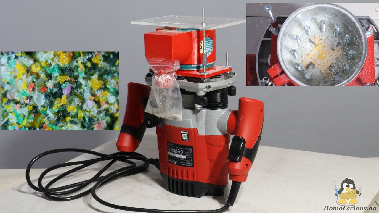 Grinding PLA pellets to plastic powder