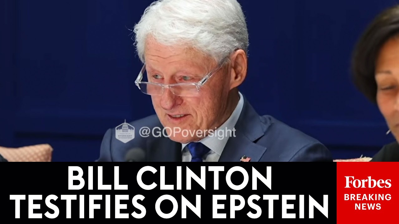 WATCH NOW: Bill Clinton's Testimony Before Epstein Probe Released By House Oversight Committee