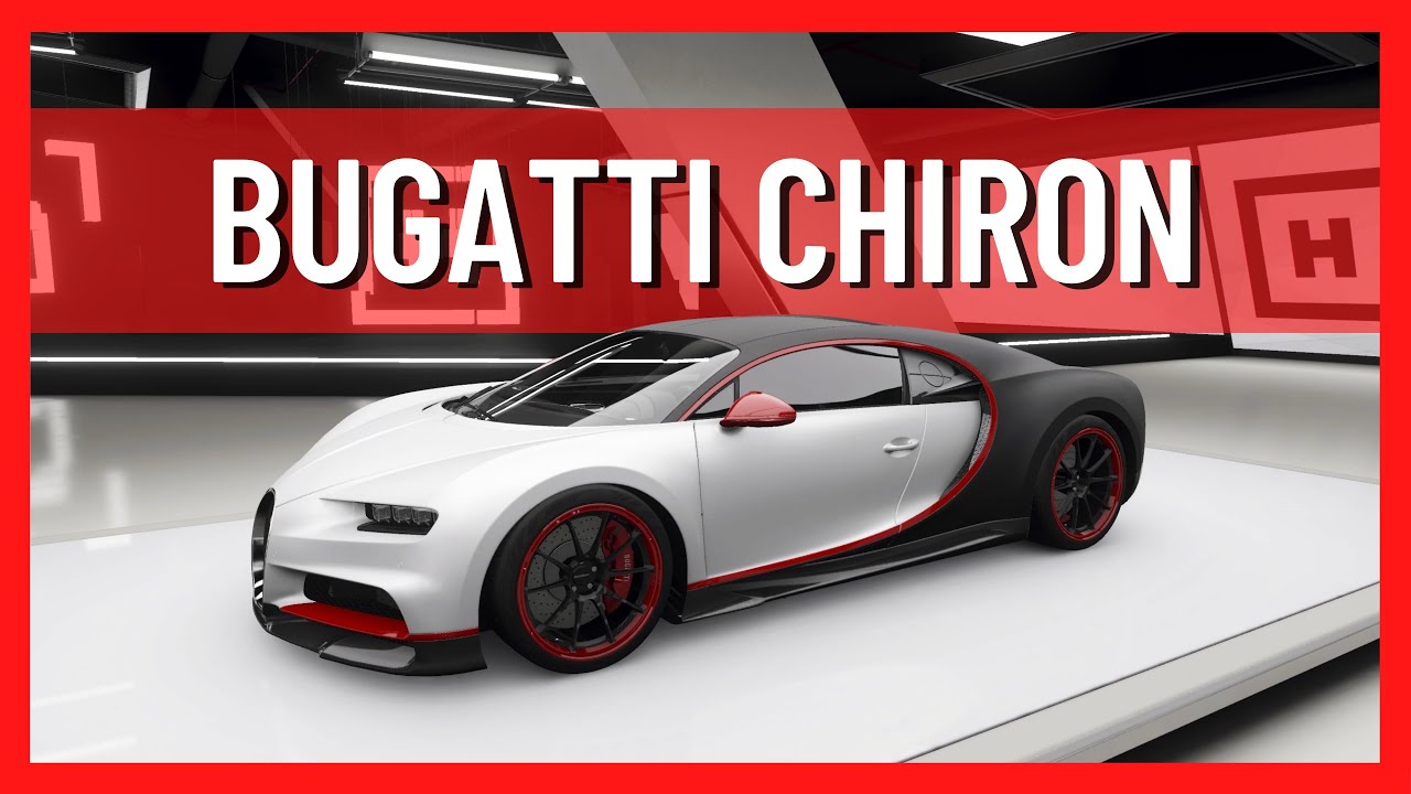 Forza Horizon 4 - 2018 Bugatti Chiron - Customize and Drive