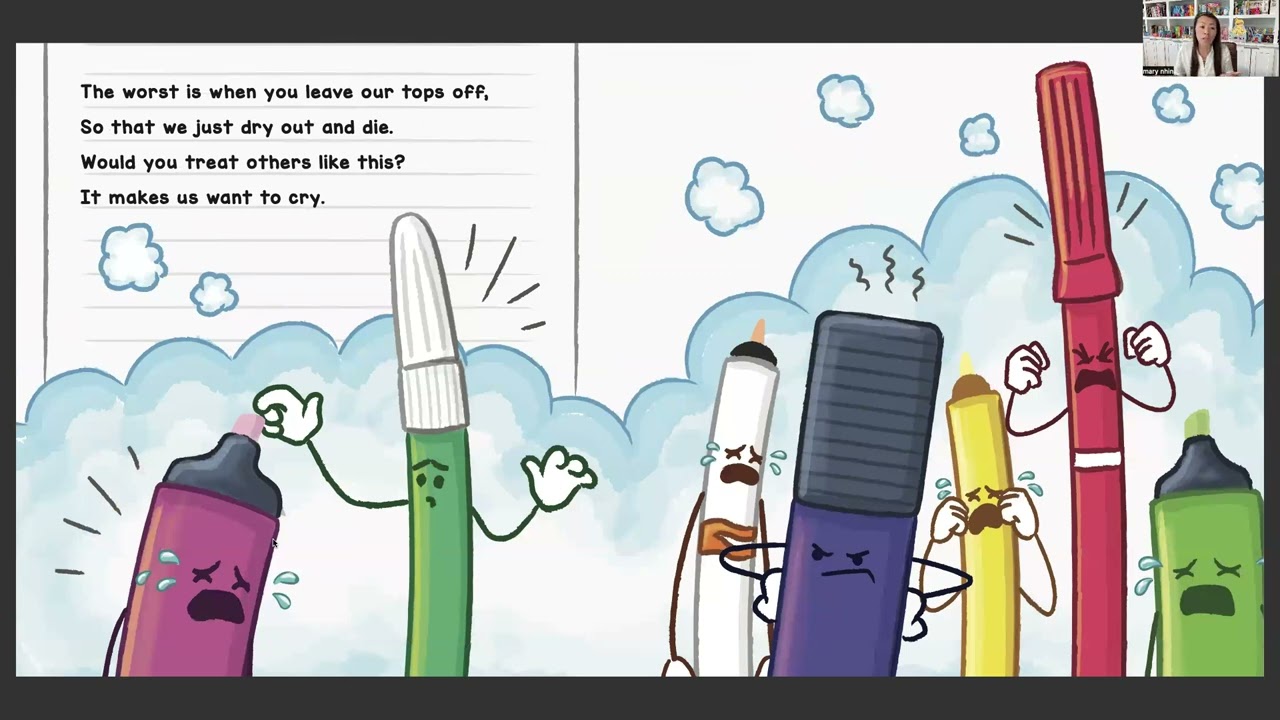 Markers on Strike Storytime Read Aloud