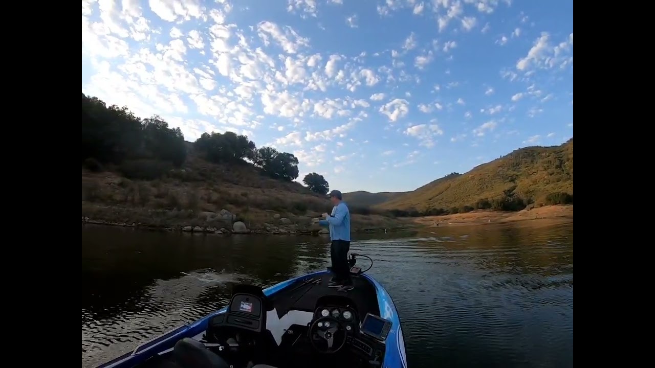 Loading the boat with 1/8oz coolbaits underspins on an A-rig.