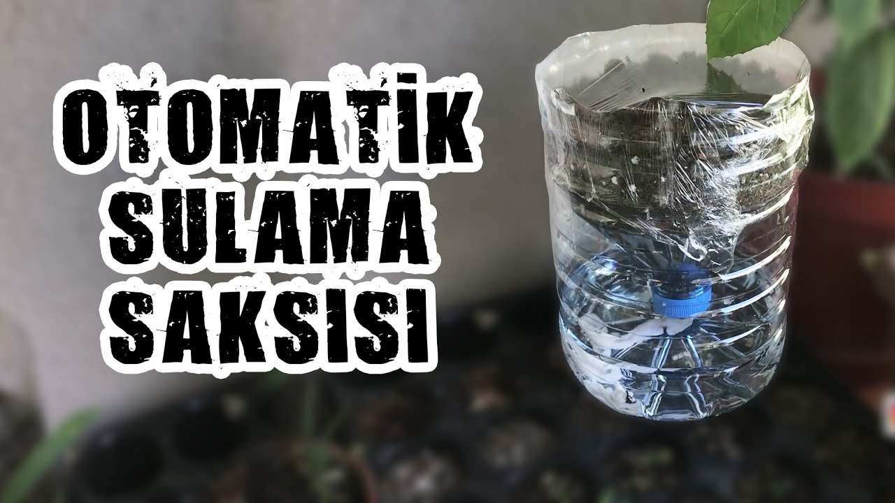 Otomatik Sulamalı Saksı Yapımı | Geri Dönüşüm