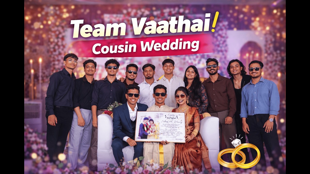 Silex Marriage | Team Vaathai | Cousin Wedding 💍✨
