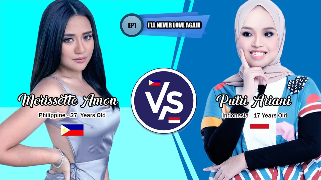 Morissette Amon vs Putri Ariani-I'll Never Love Again|First Time Reaction