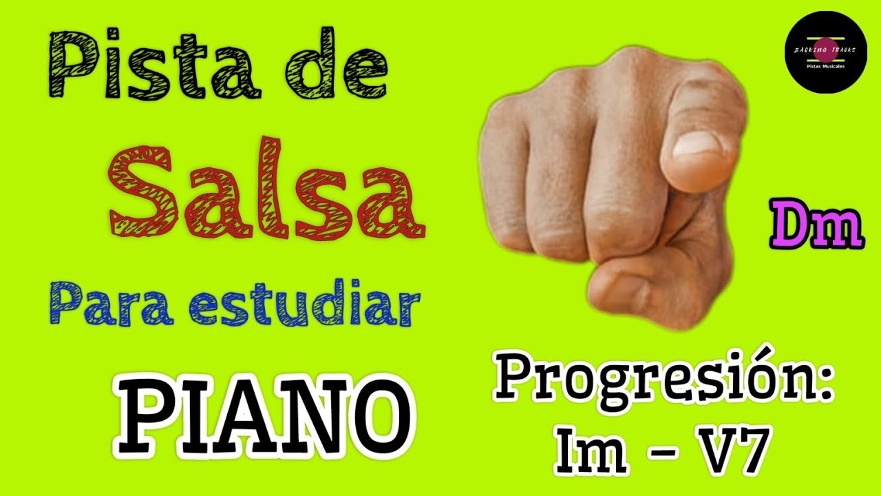 Pista de Percusión y Bajo Para Piano | Improvisación | Re Menor.