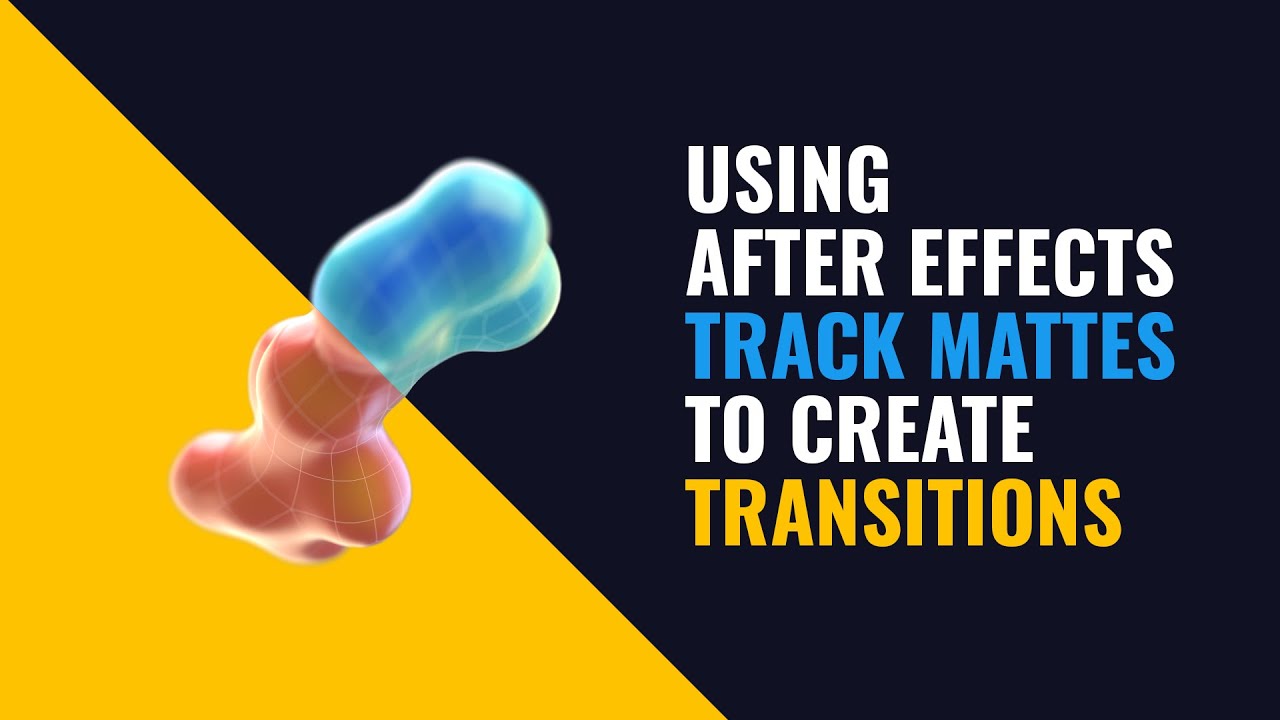 Medical Animation tutorial: Track Mattes in After Effects for Protein Transition