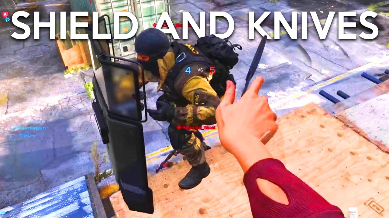The Riot Shield and Throwing Knife Combo is Broken in Modern Warfare...