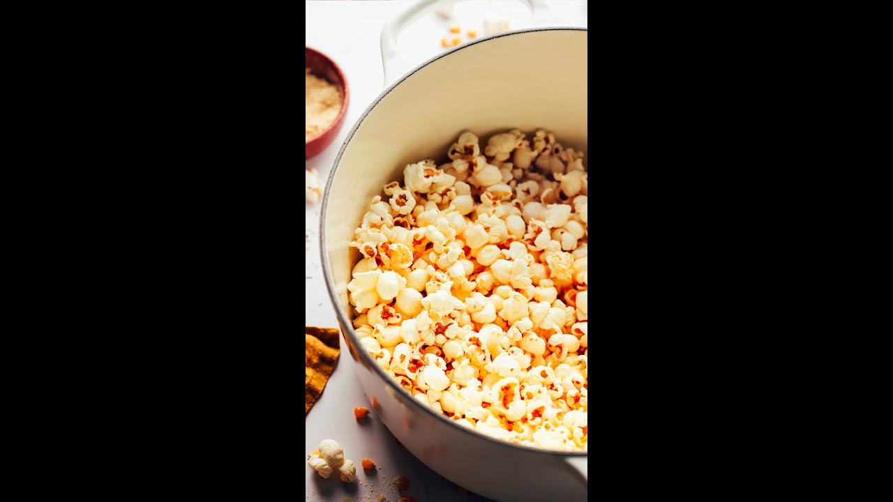 Perfect Stovetop Popcorn (5 Minutes!) | Minimalist Baker Recipes