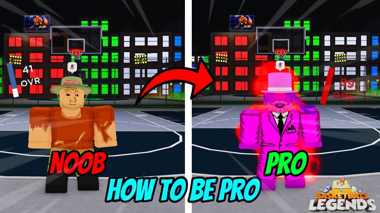 HOW TO BECOME PRO IN BASKETBALL LEGENDS!