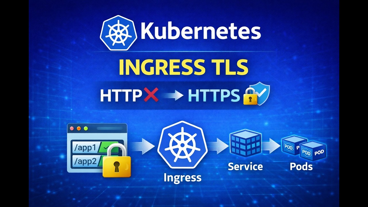Kubernetes Part 11 | Ingress TLS & HTTPS Explained | Secure Applications with Kubernetes