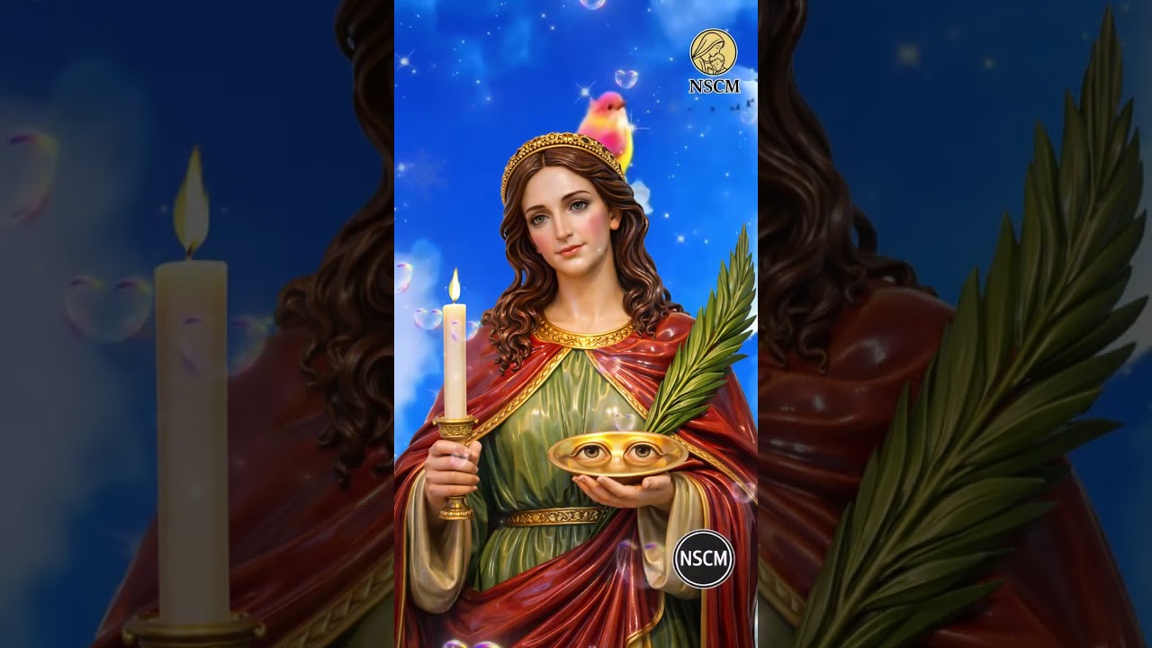 Oração da noite com Santa Luzia