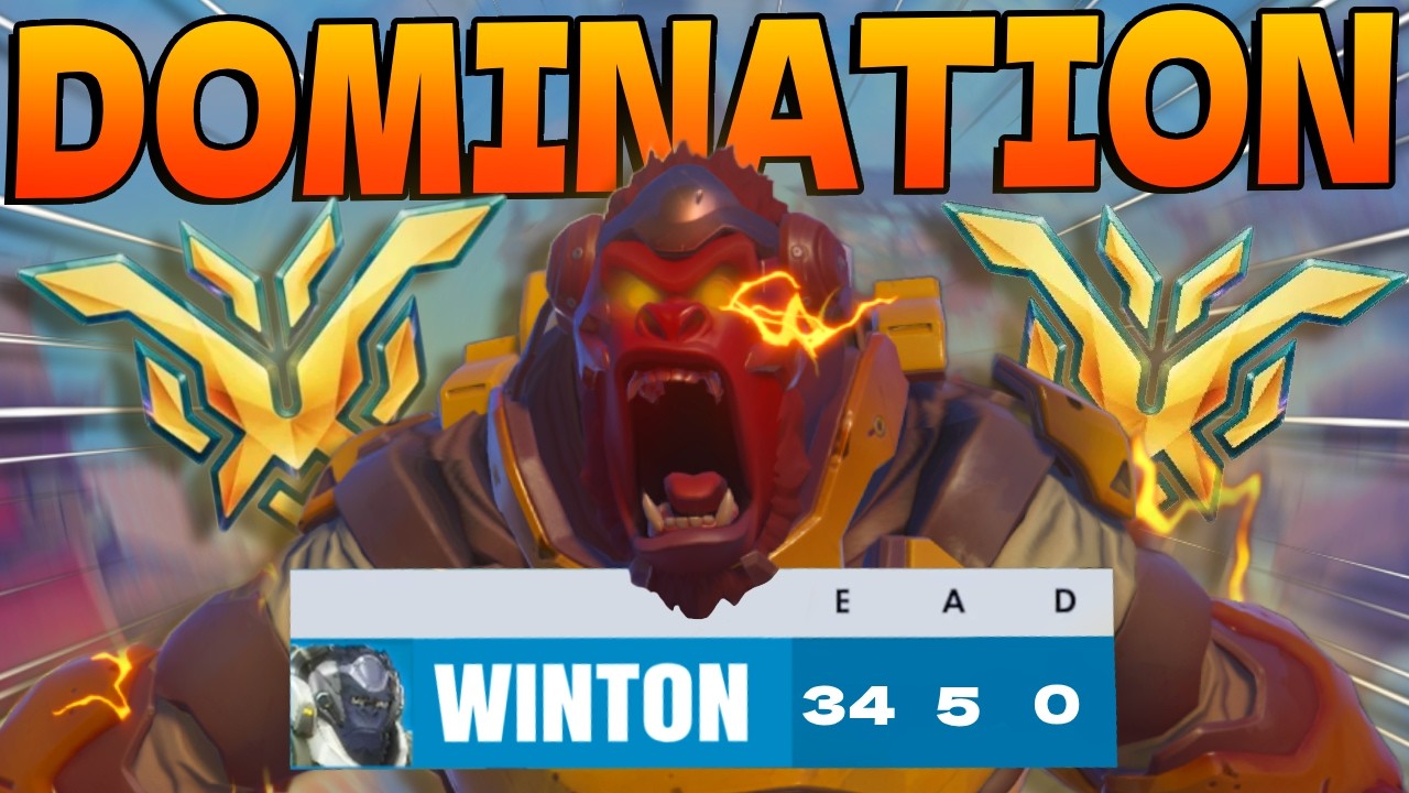 Dominating Ranked With Winston | Overwatch