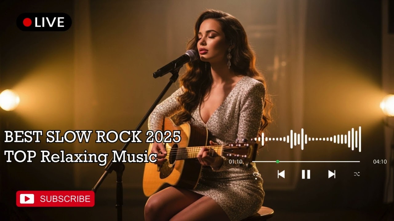 Golden Hour Slow Rock Love Songs 2025 | Best Love Ballads for Peaceful Moments