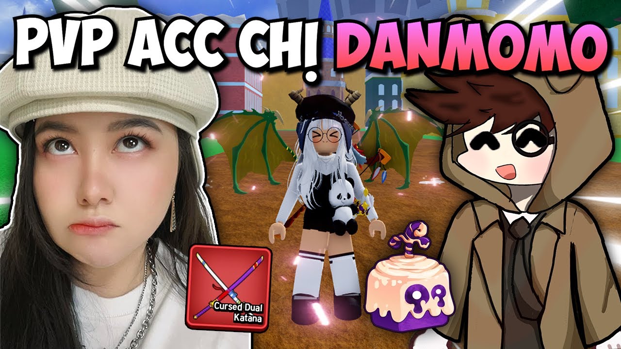 Mình Sử Dụng Acc Chị DanMomo Để Đi Săn Bounty Trong Blox Fruits