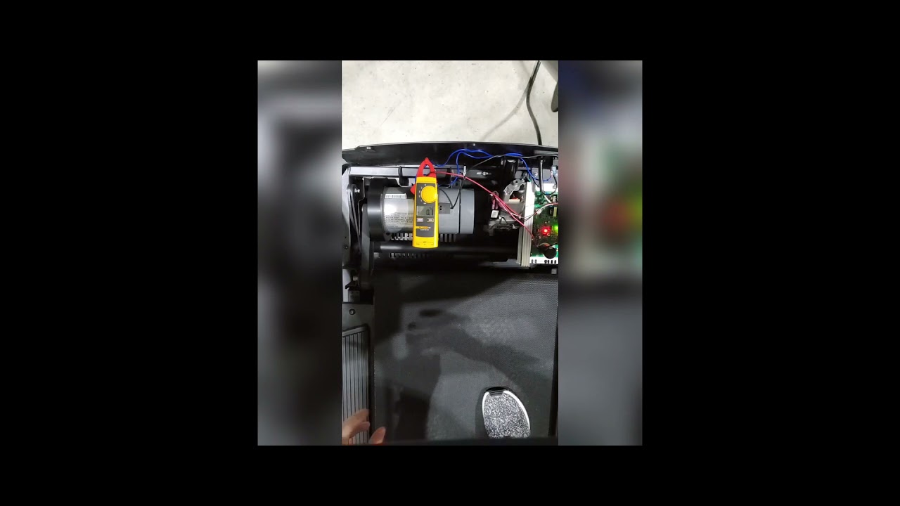 DC Amp draw test for treadmills