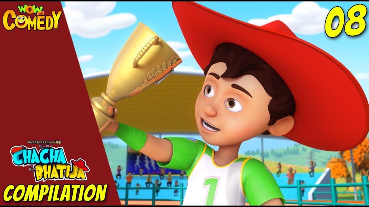 Chacha Bhatija Cartoon in Hindi | New Compilation - 08 | New Cartoons | Wow Kidz Comedy