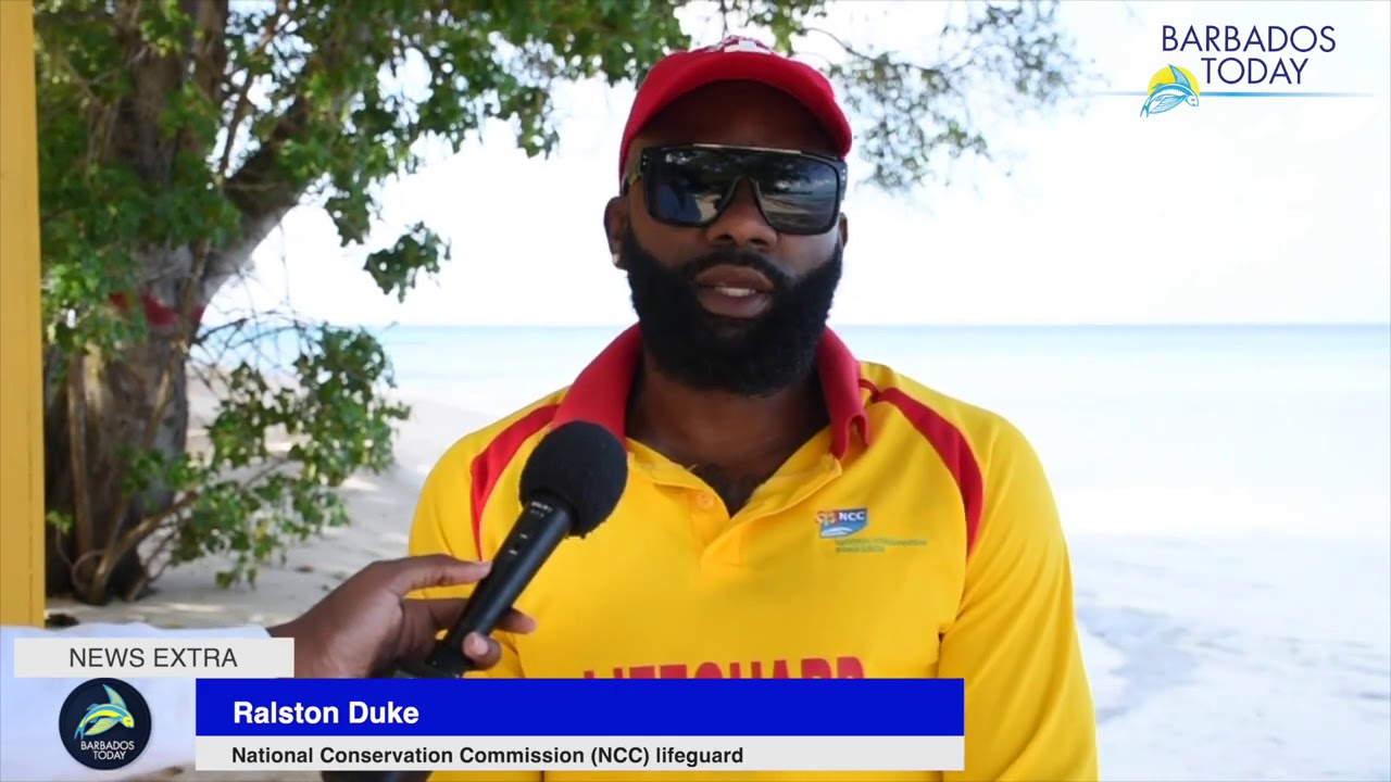 Barbados Today News: Lifeguards recount life-saving incident